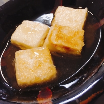 フライパン一つ＆めちゃ簡単なのにおいしかったです♪
ぷるんとした豆腐とやさしい味に癒やされました〜(●´-`●)